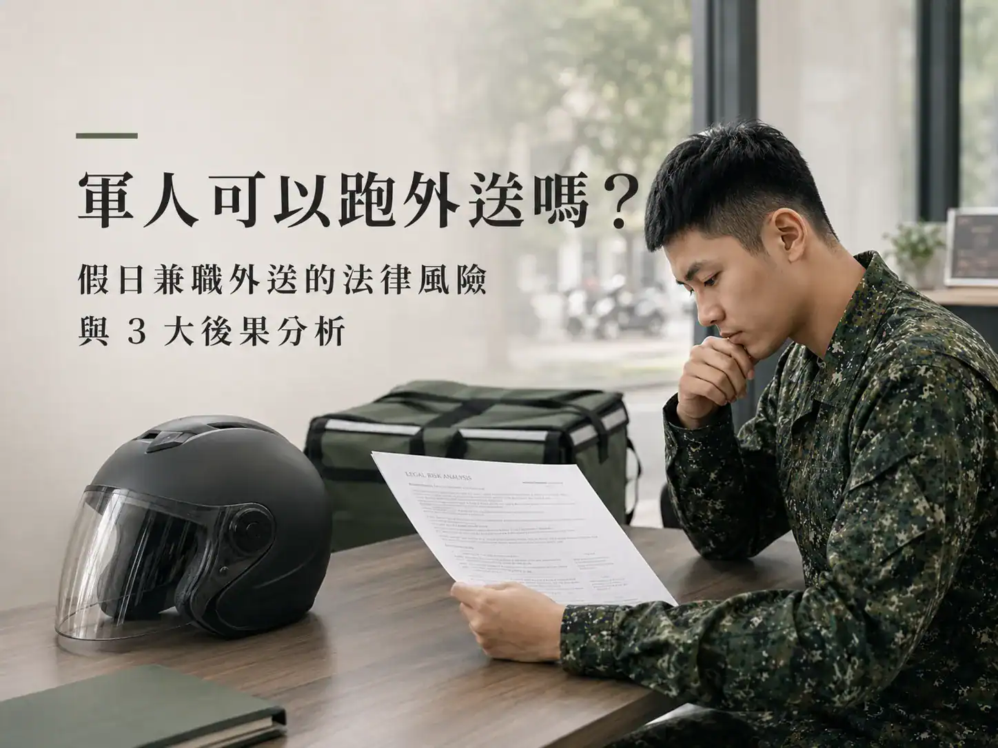 軍人可以跑外送嗎？