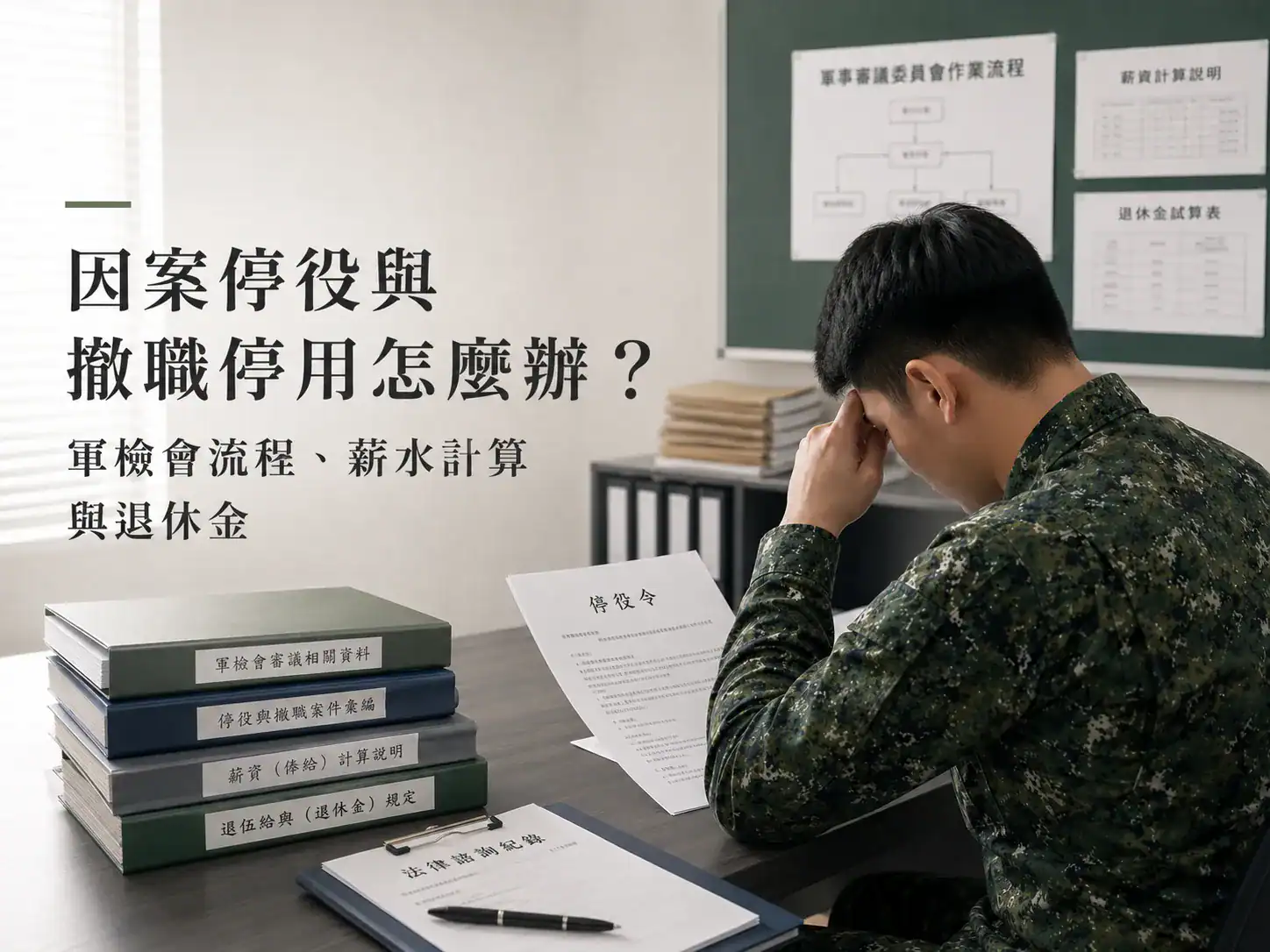 因案停役與撤職停用怎麼辦？