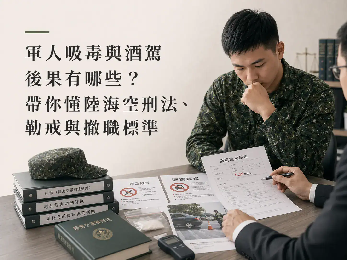軍人吸毒與酒駕的後果有哪些？