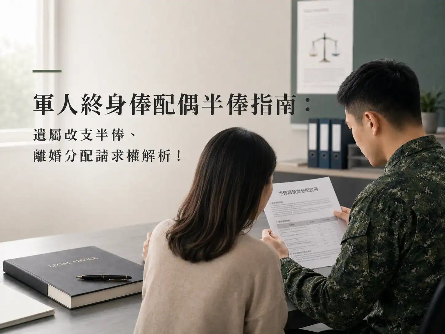 軍人終身俸、配偶半俸可以領多少？
